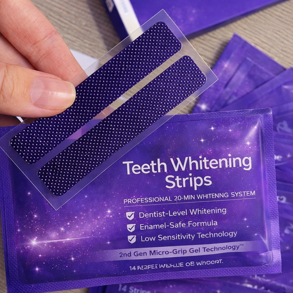Purple Teeth Whitening Strips