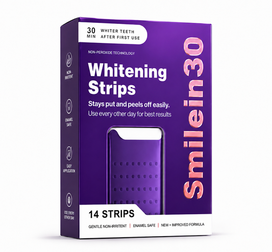 Purple Teeth Whitening Strips