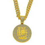 "Stay Humble" Iced Out Cuban Link Necklace