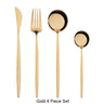 4 Piece Stainless Steel Silverware Set