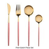 4 Piece Stainless Steel Silverware Set