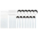 24 Piece Stainless Steel Silverware Set
